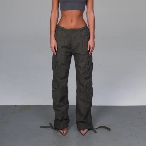 A Vintage Fit AVF khaki cargo pants - Picture 5 of 5